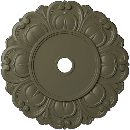 Ekena Millwork Angel Ceiling Medallion (Canopies up to 15 3/4"), 32 1/4"OD x 3 5/8"ID x 1 1/8"P, Painted Turtle CM32ANPTF